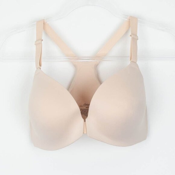 Soma Womens Enbliss Front Close Racerback Bra Size 34DD Nude Intimate Neutral - Picture 1 of 5